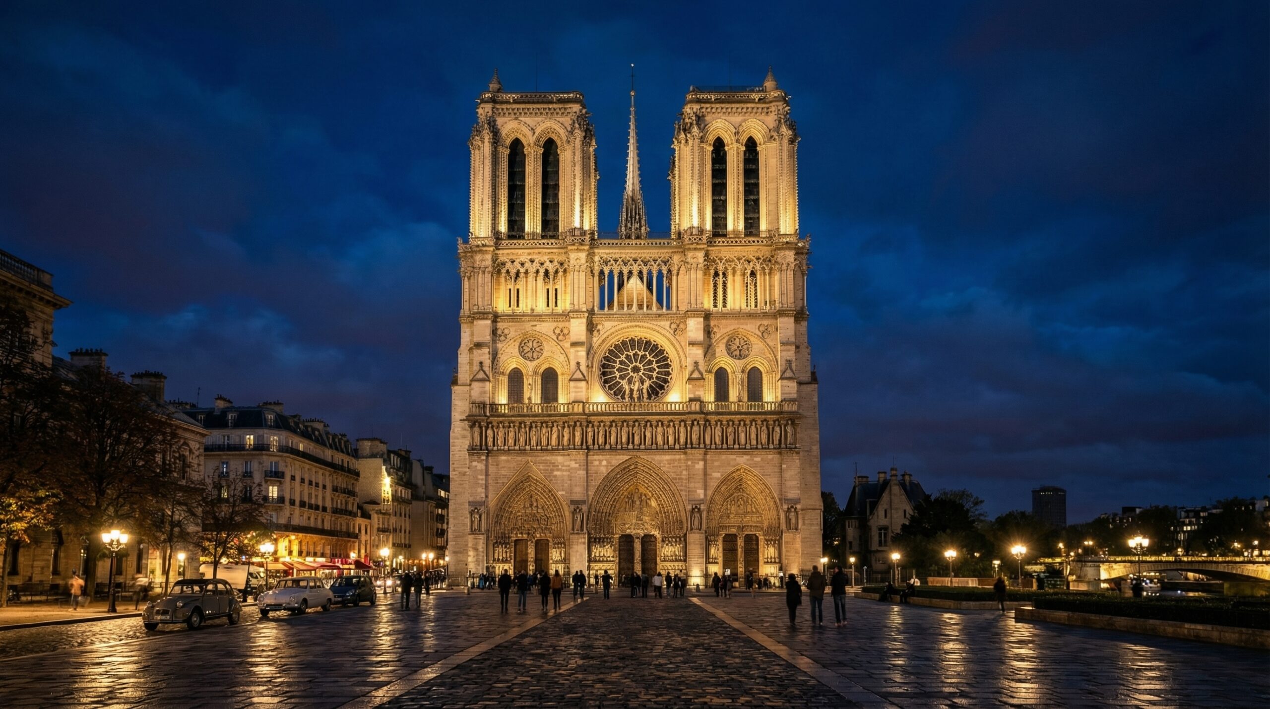 The Best Night Views of Notre Dame Cathedral