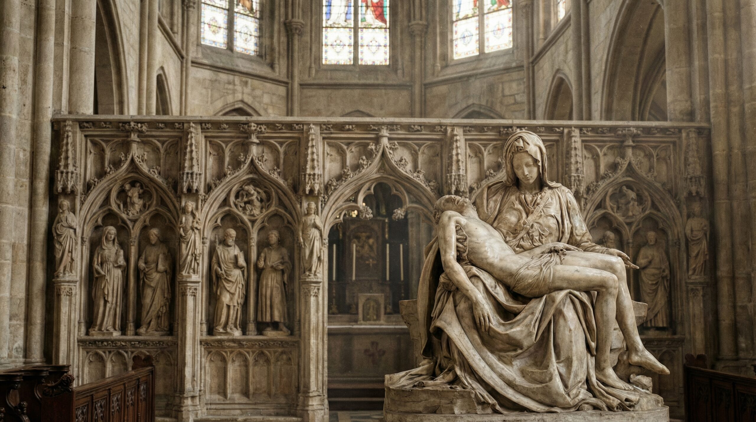 Exploring the Choir Screen and the Pieta at Notre Dame