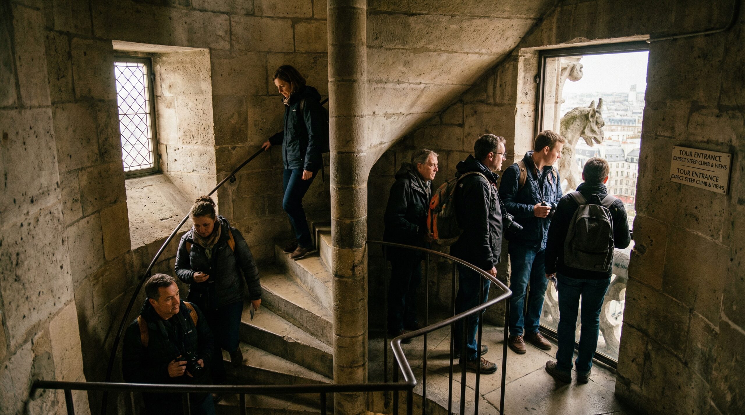 What to Expect When Climbing the Notre Dame Towers
