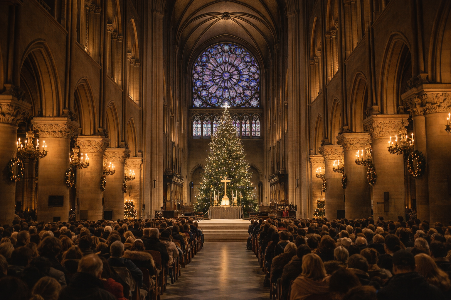 Celebrating Christmas at Notre Dame de Paris