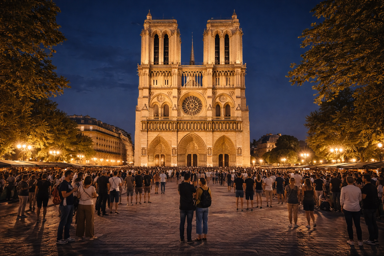 Is There a “Light Show” at Notre Dame?