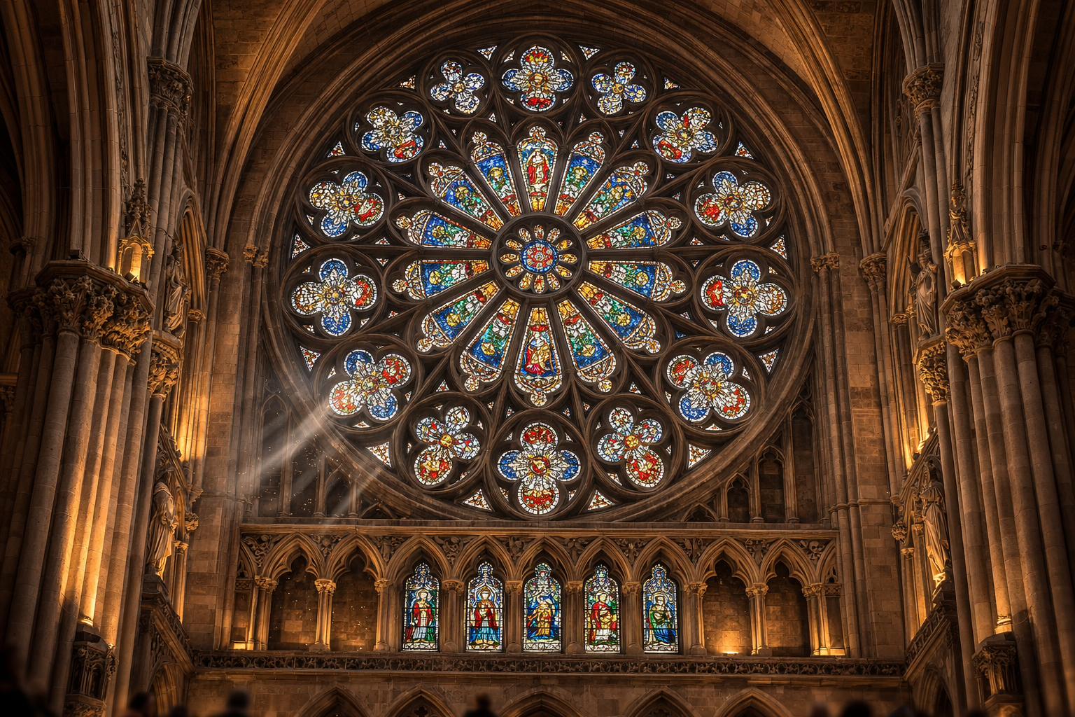 The Rose Window of Notre Dame Cathedral